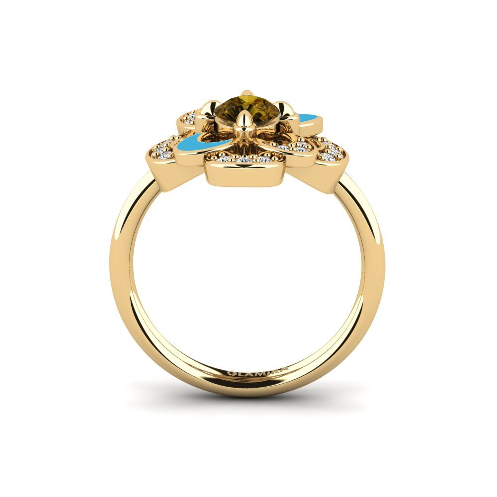 Brauner Zirkon Ring Nigear