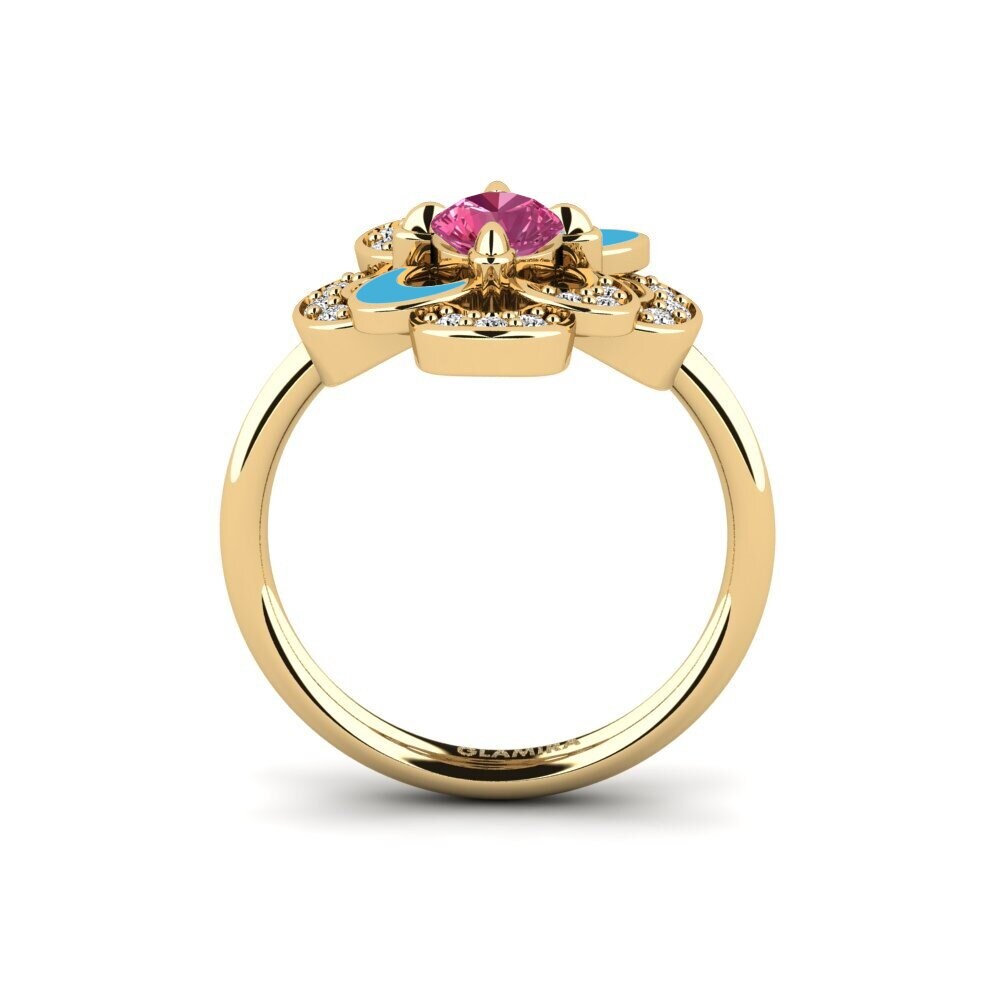 Rosa Turmalin Ring Nigear