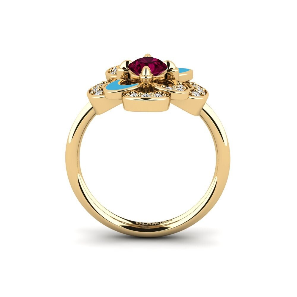 Rhodolit-Granat Ring Nigear