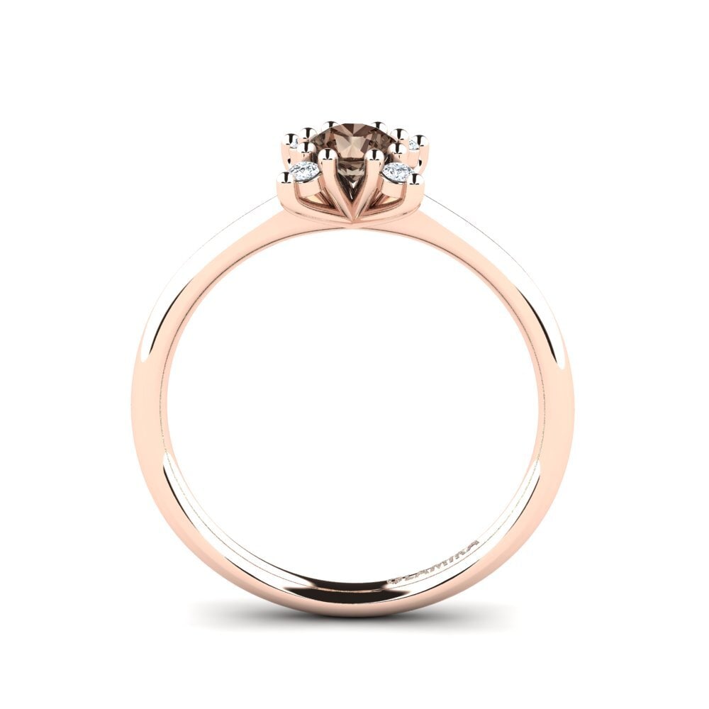 Smoky Quartz Engagement Ring Nikkole