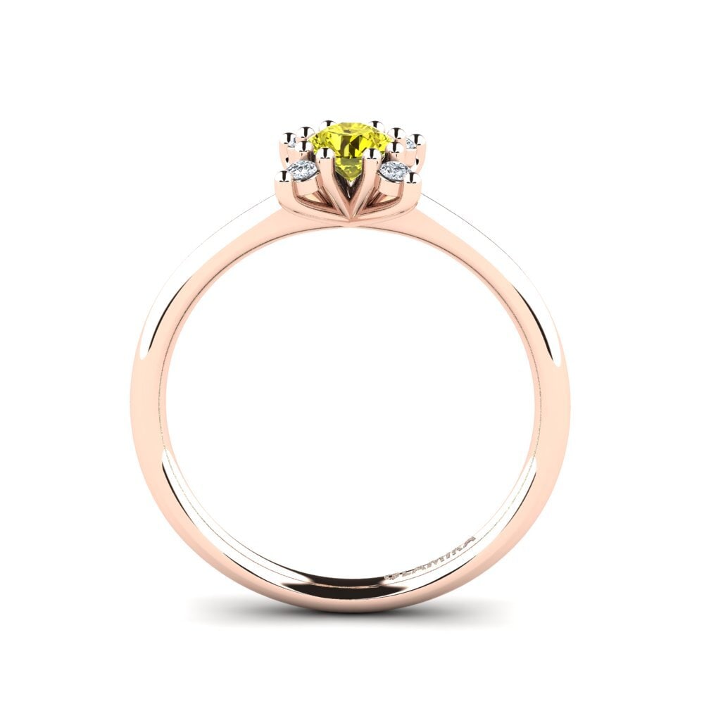 Yellow Diamond Engagement Ring Nikkole