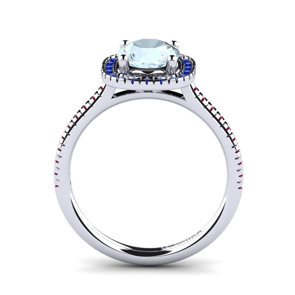 Aquamarine Engagement Ring Nillson