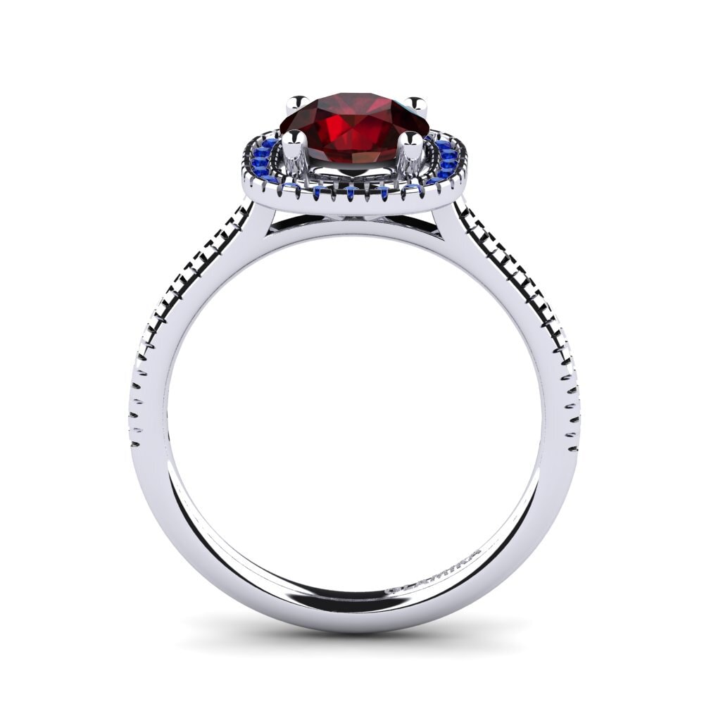 Garnet Engagement Ring Nillson