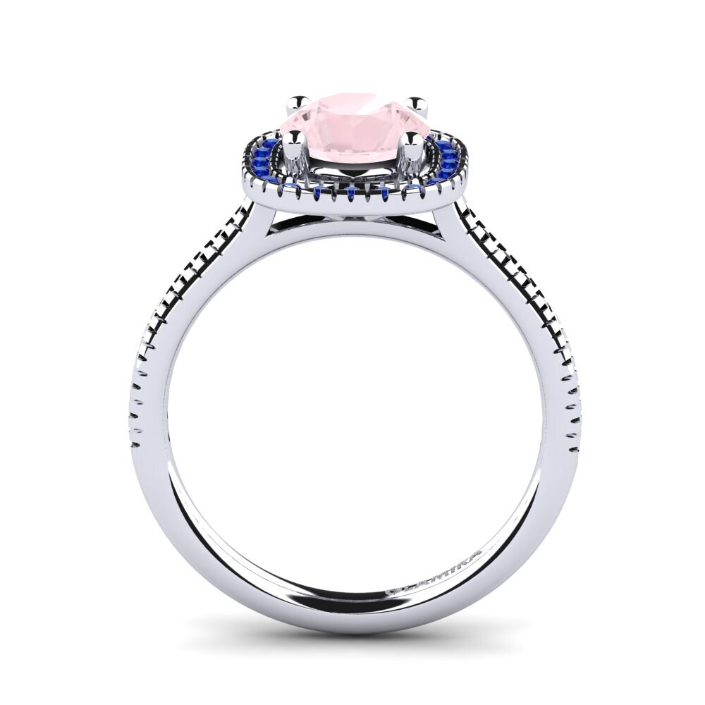 Rose Quartz Engagement Ring Nillson