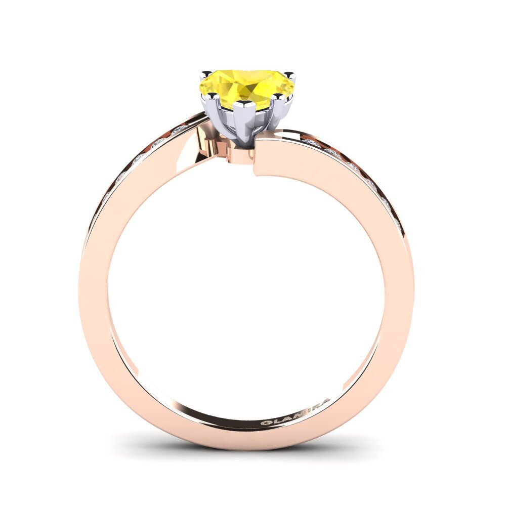 Yellow Sapphire Women's Ring Nina