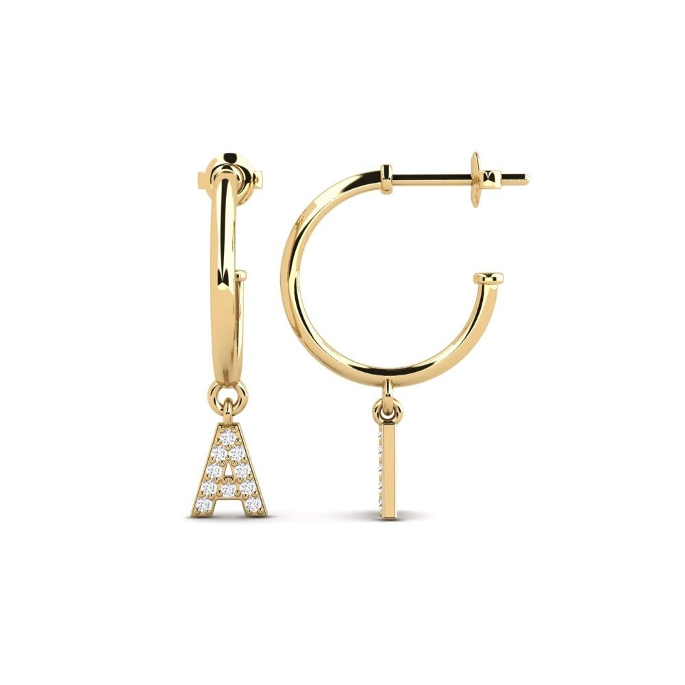 White sapphire Women's Earring Nkwerre - A