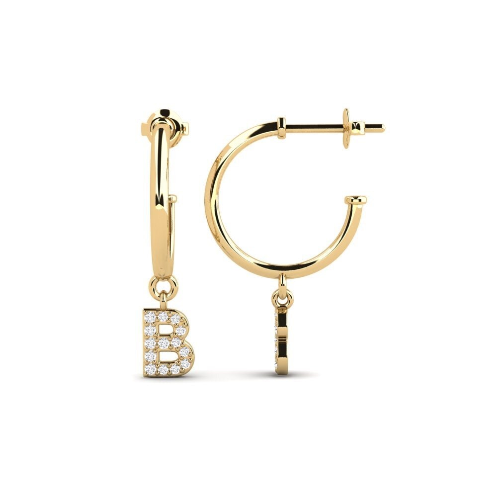 White sapphire Women's Earring Nkwerre - B