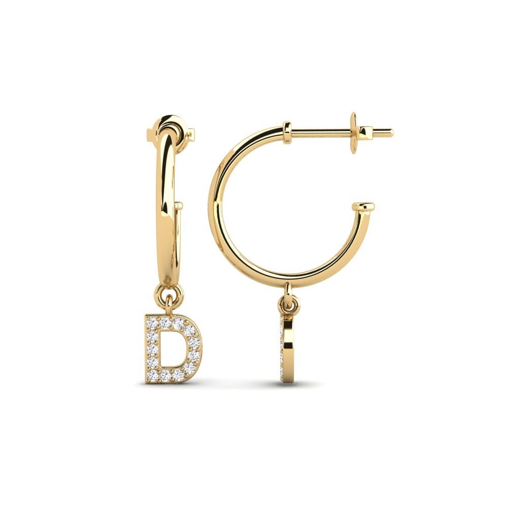 White sapphire Women's Earring Nkwerre - D