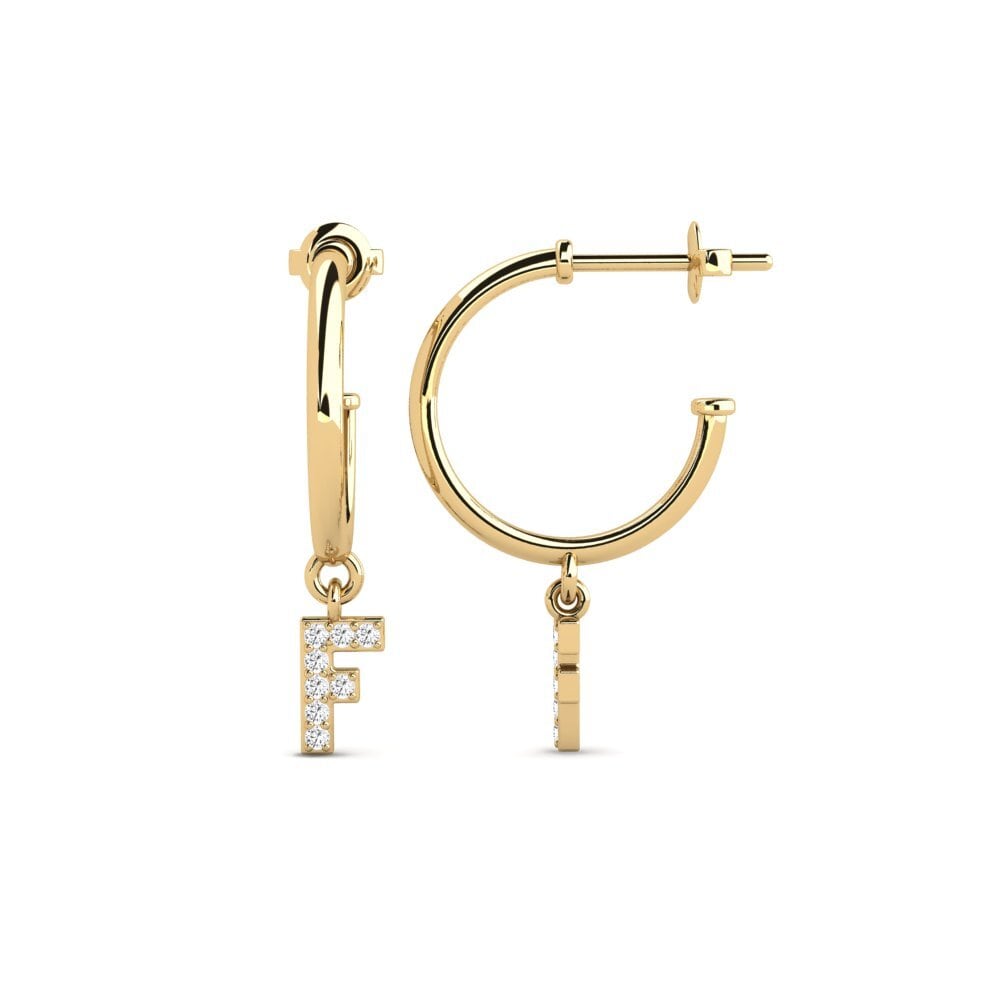White sapphire Women's Earring Nkwerre - F