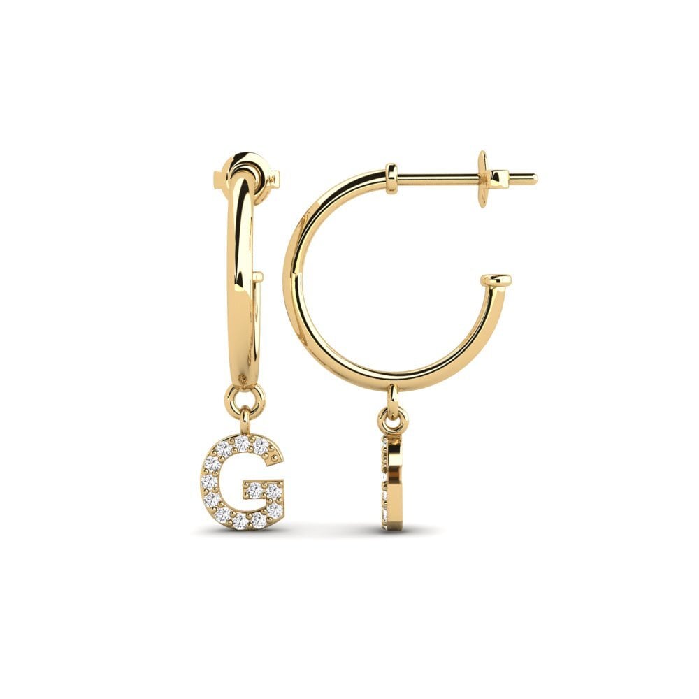 White sapphire Women's Earring Nkwerre - G