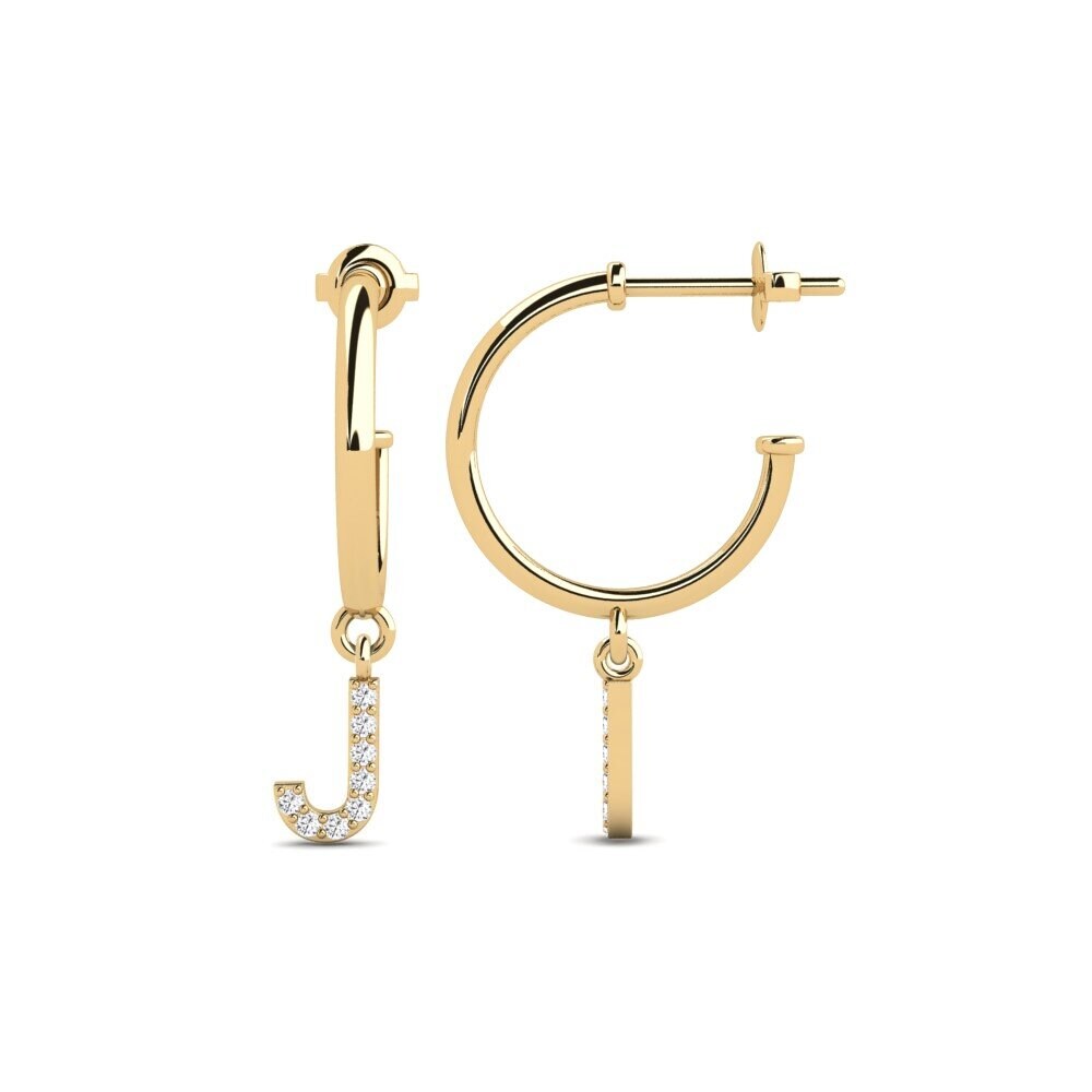 White sapphire Women's Earring Nkwerre - J