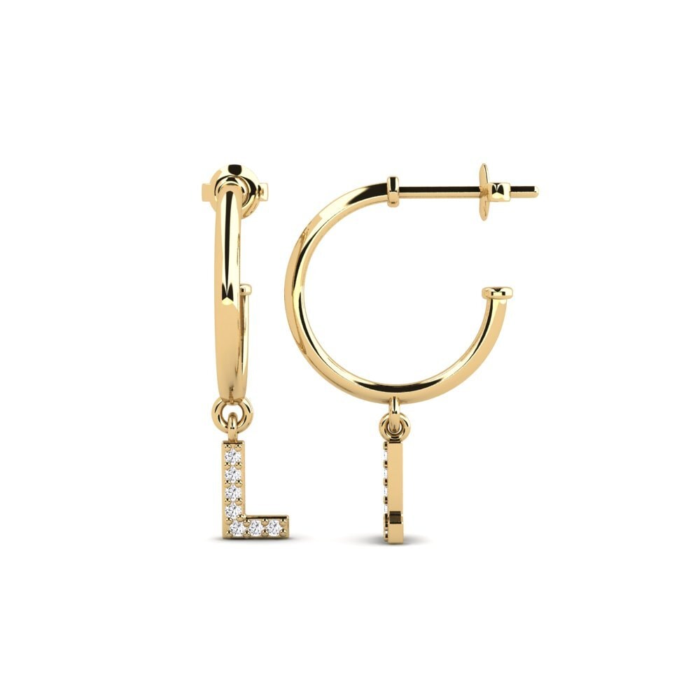 White sapphire Women's Earring Nkwerre - L