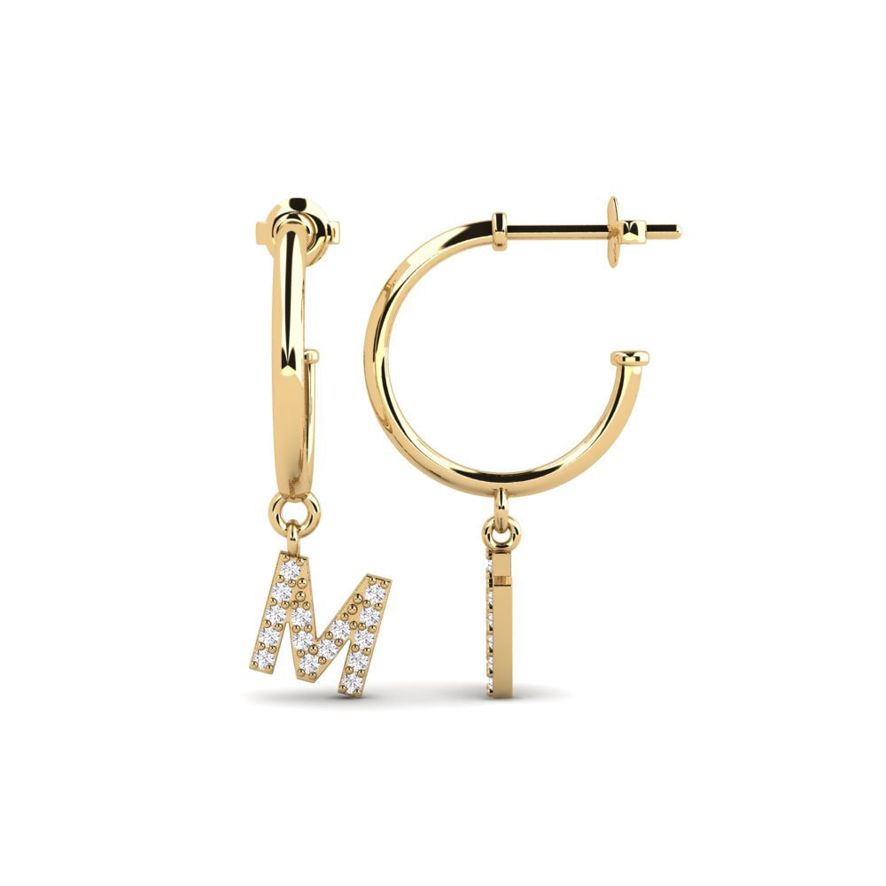 White sapphire Women's Earring Nkwerre - M