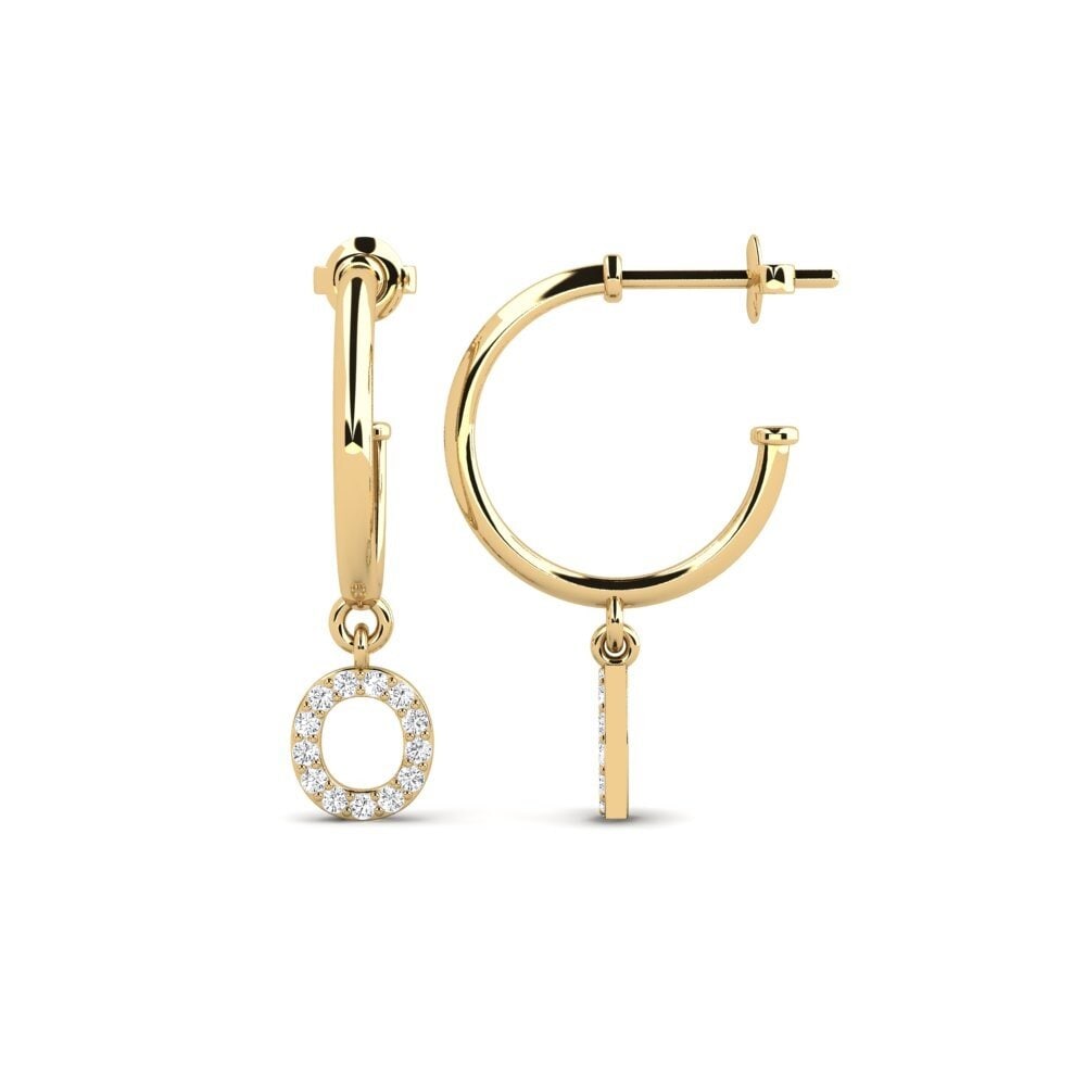 White sapphire Women's Earring Nkwerre - O