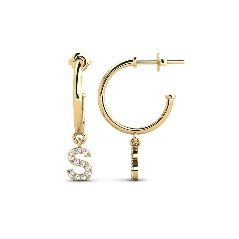White sapphire Women's Earring Nkwerre - S