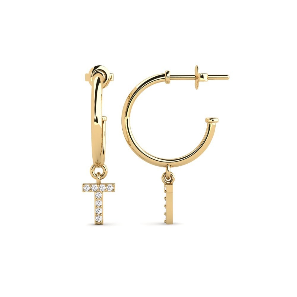 White sapphire Women's Earring Nkwerre - T