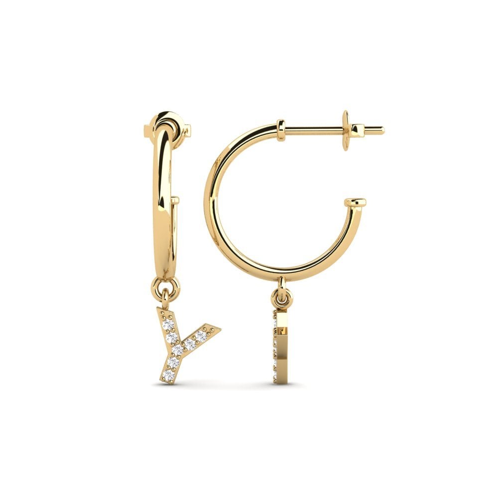 White sapphire Women's Earring Nkwerre - Y