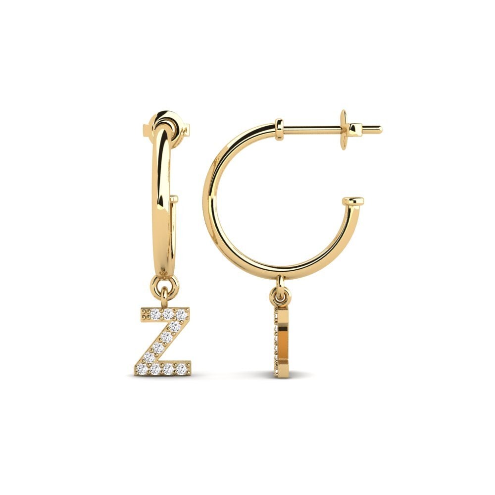 White sapphire Women's Earring Nkwerre - Z