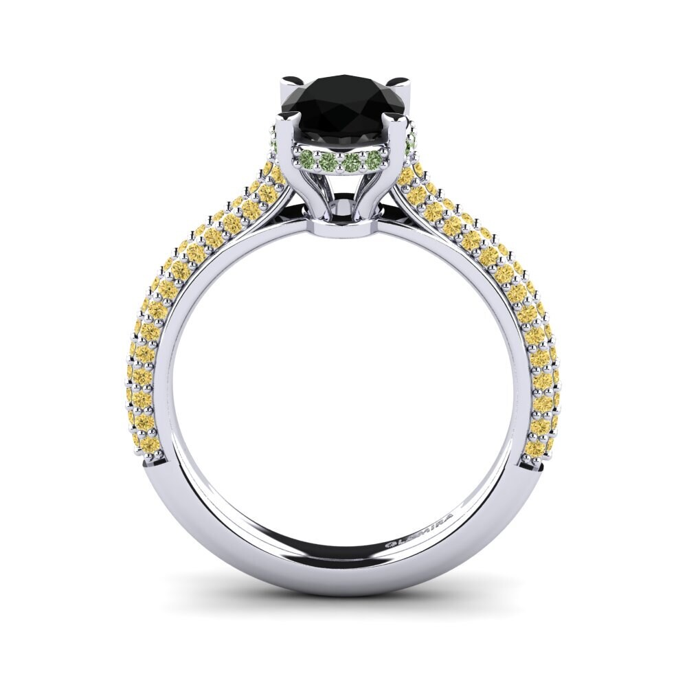 Platin950 Forlovelsesring Agrippina 1.09 crt