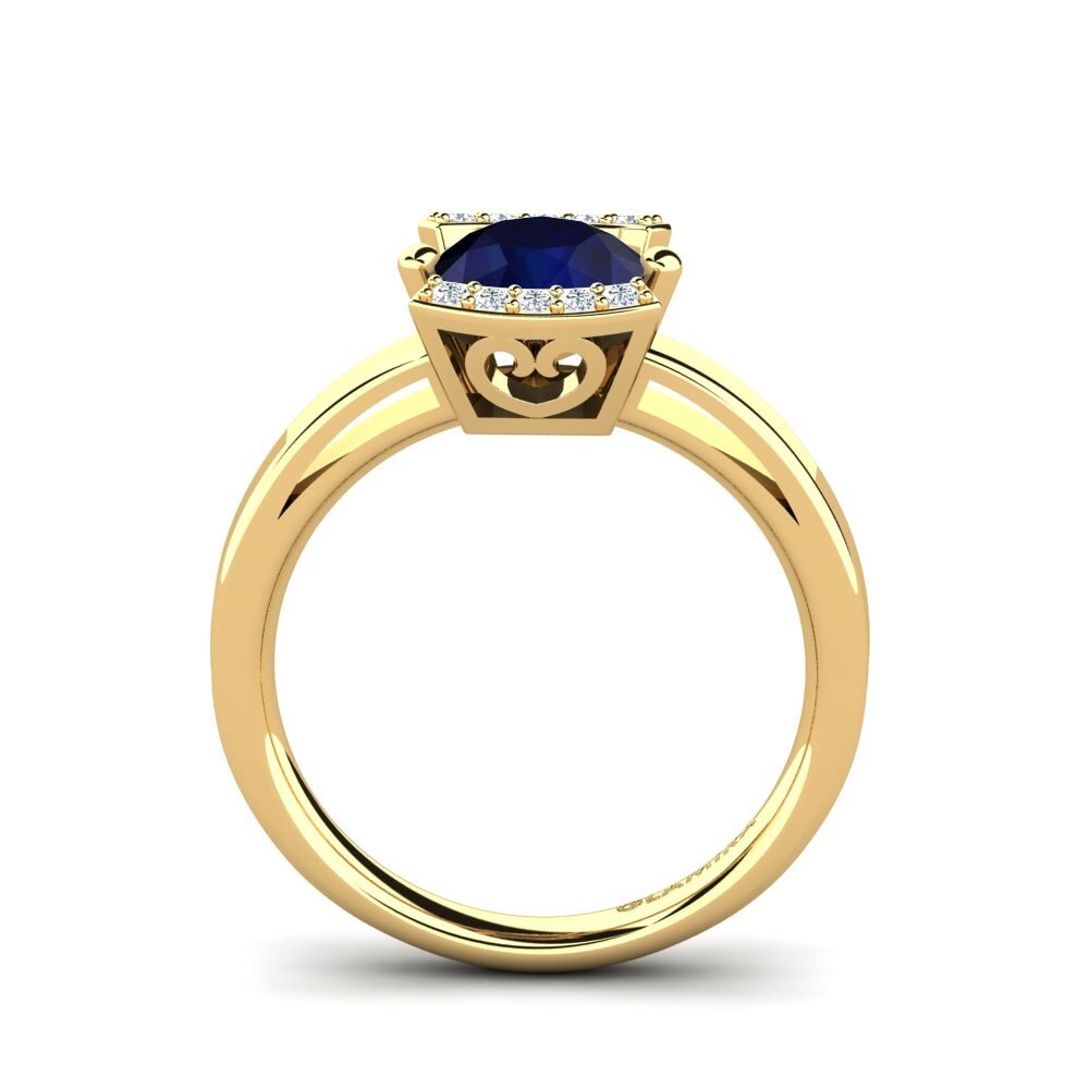 14ct Yellow Gold Engagement Ring Allecra 1.0 crt