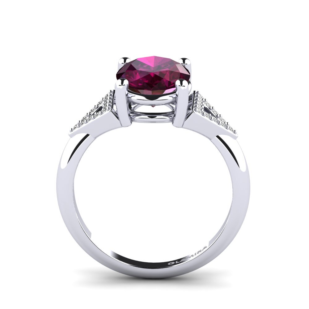 Rhodolite Garnet Engagement Ring Jerkayla
