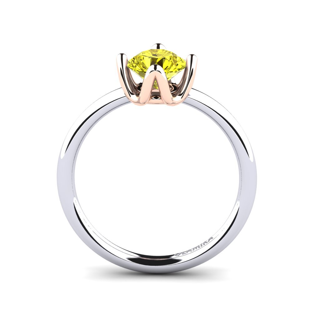Yellow Diamond Engagement Ring Loredana 1.0 crt