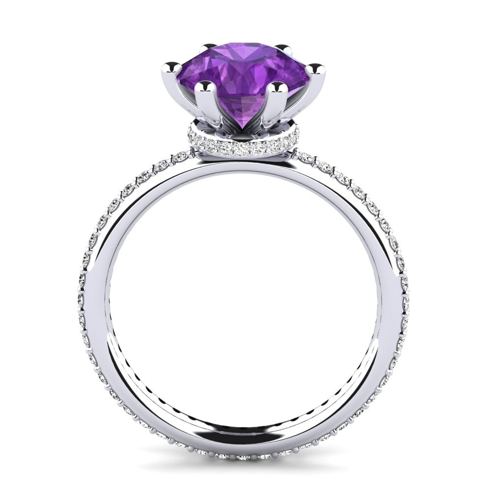 Amatista Anillo de compromiso Marinella