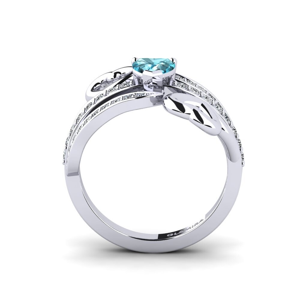 Blue Zircon Women's Ring Nocha
