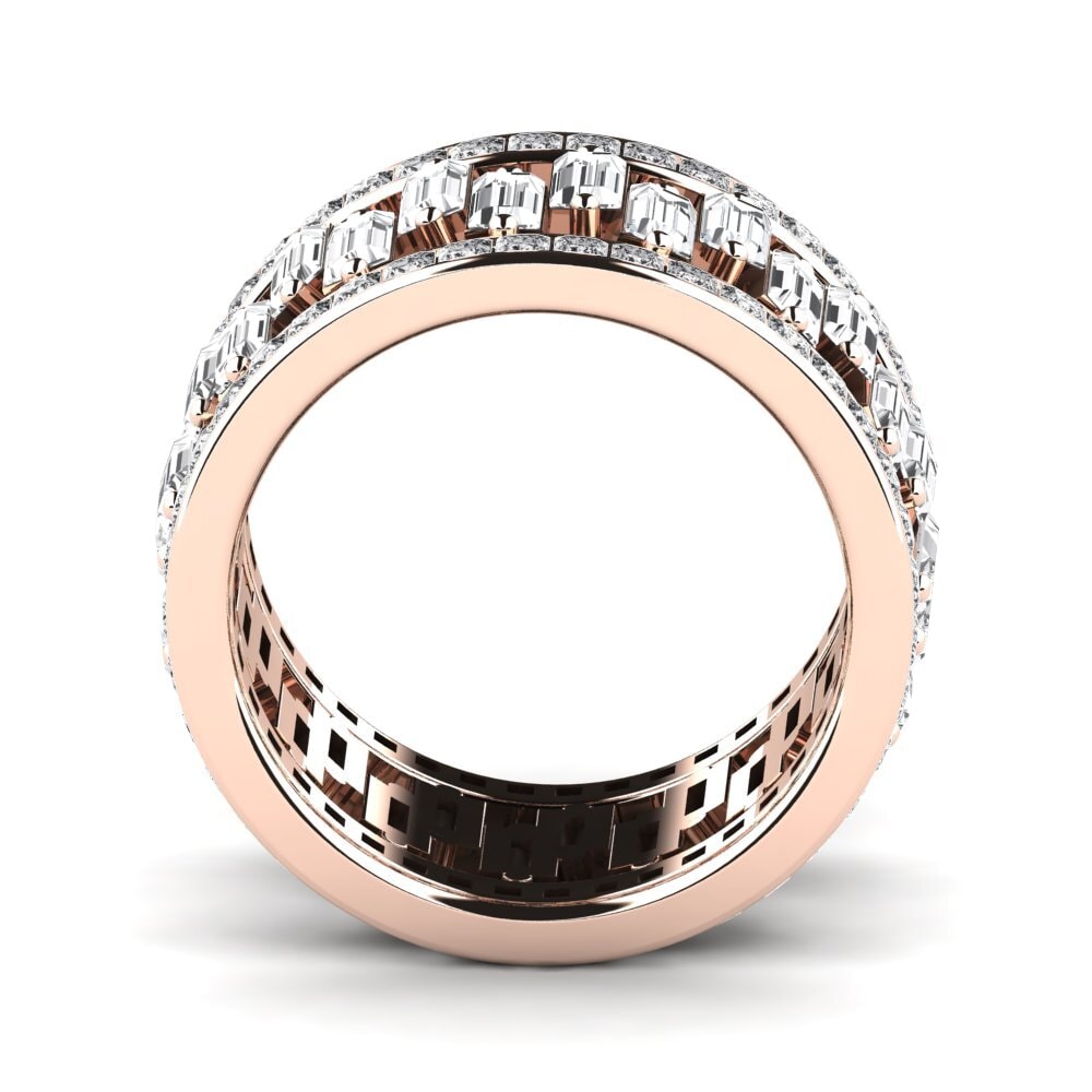 White sapphire Ring Noelia
