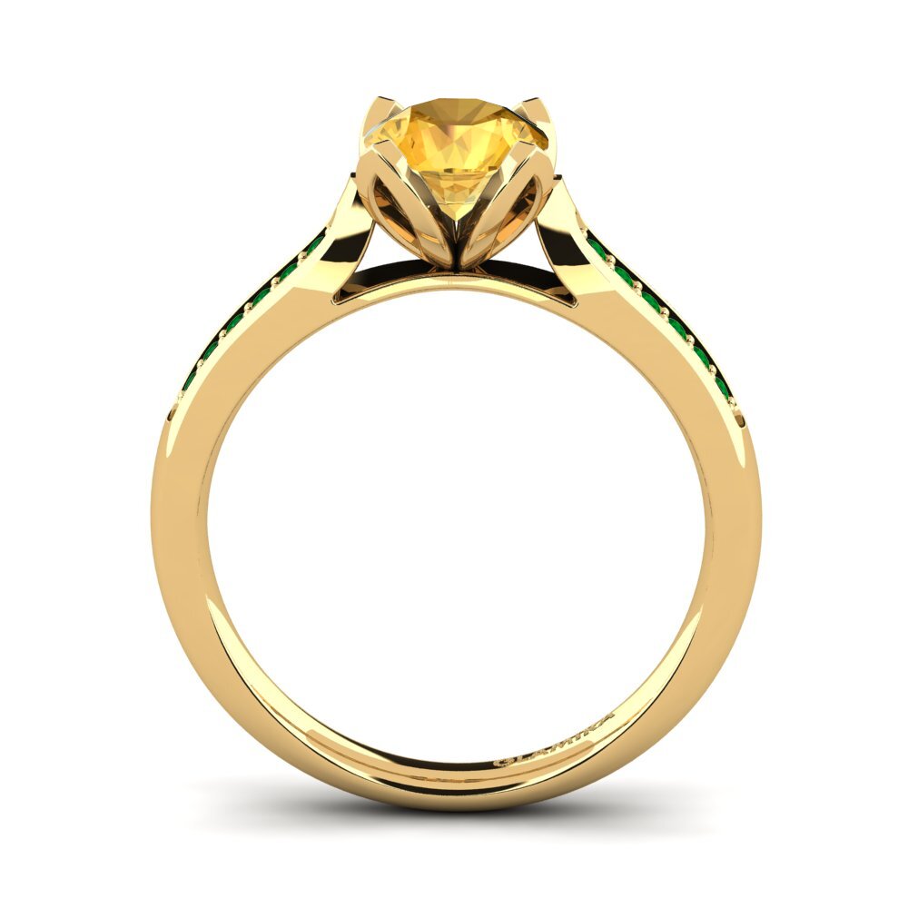 Citrine Engagement Ring Noemin