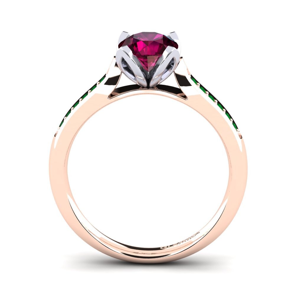 14k Rose & White Gold Engagement Ring Noemin