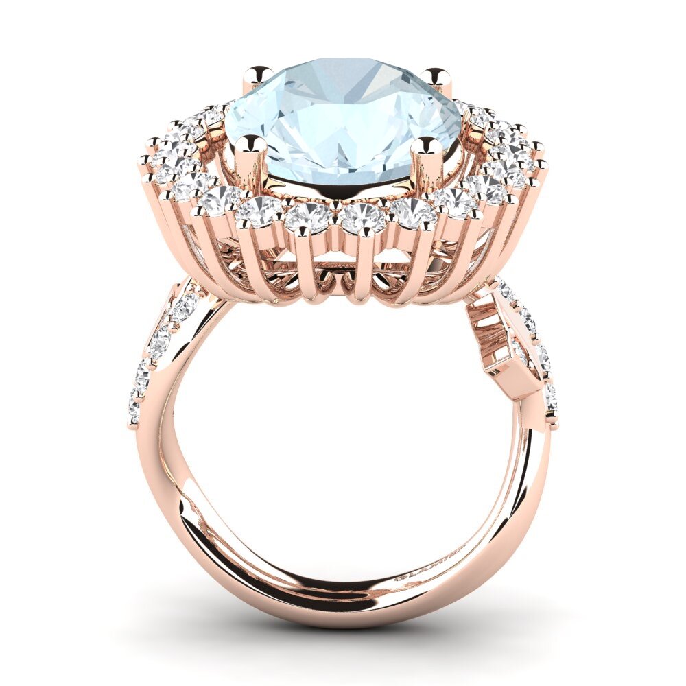 18k Oro Rosa Anillo Noreen