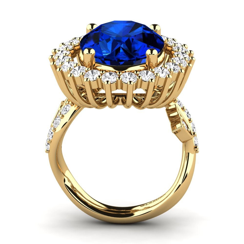 14k Oro Amarillo Anillo Noreen