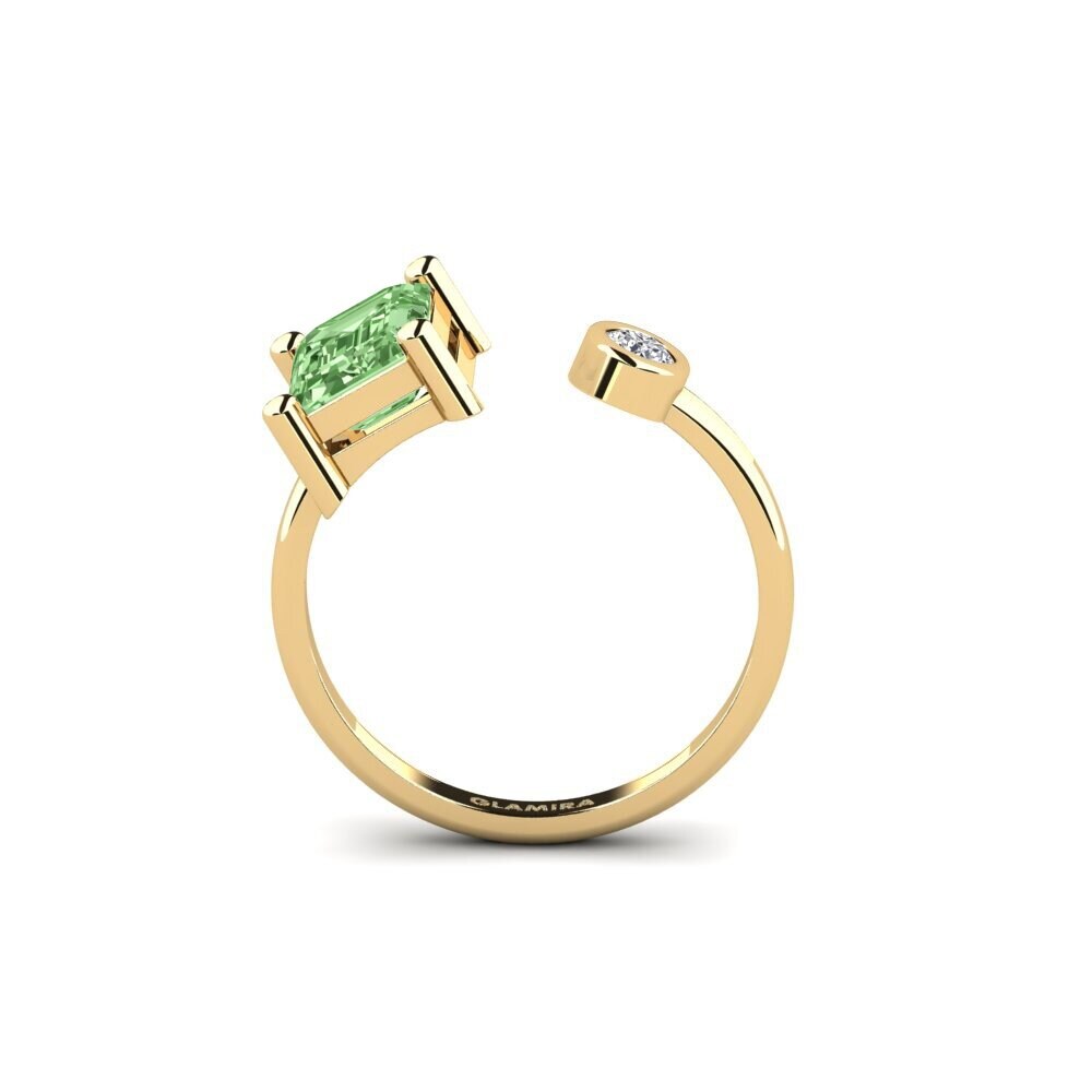 Diamante Verde SYLVIE Anillo Norho
