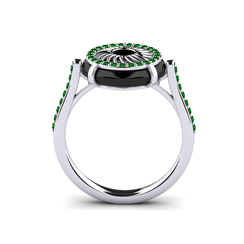 Zircônia Verde Anel Norris