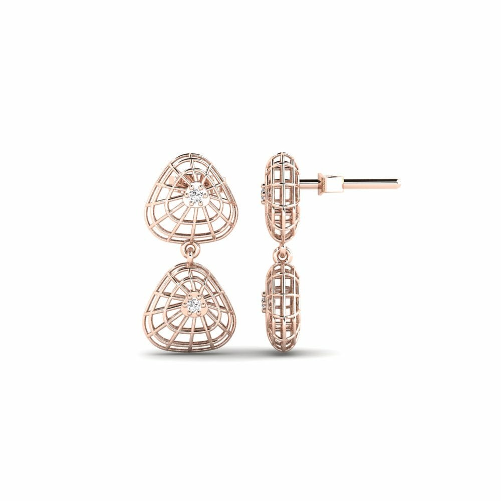 Moissanite Boucle d'oreille femme Nsia