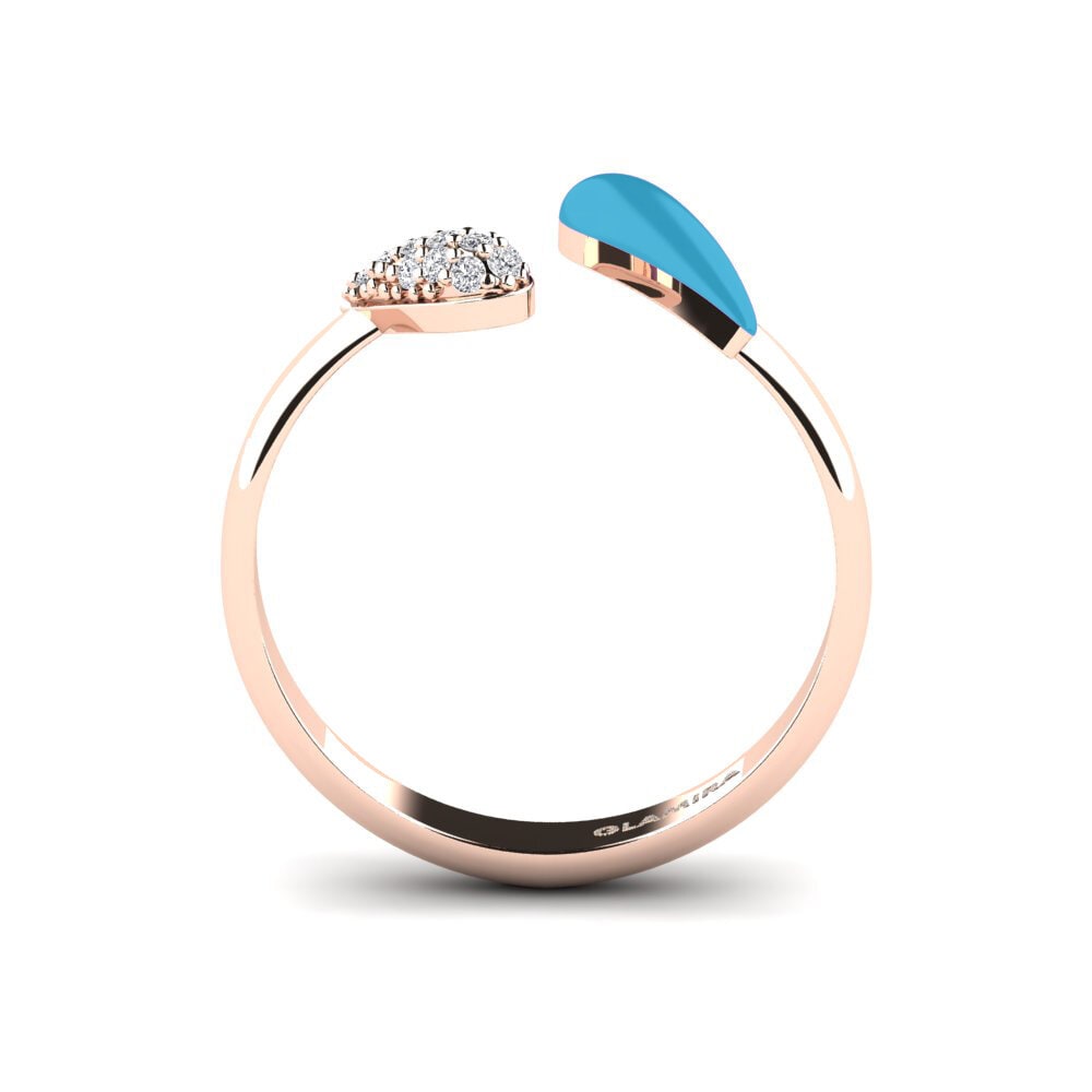 Rotgold 375 Ring Nuoli
