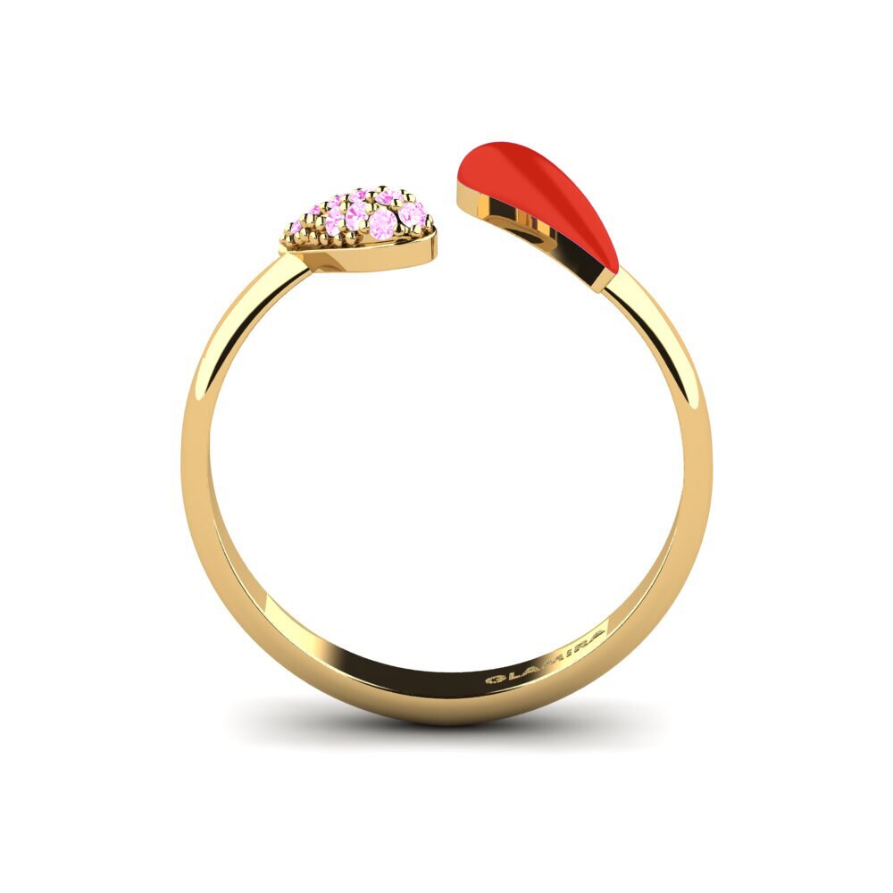 Pink Sapphire Ring Nuoli