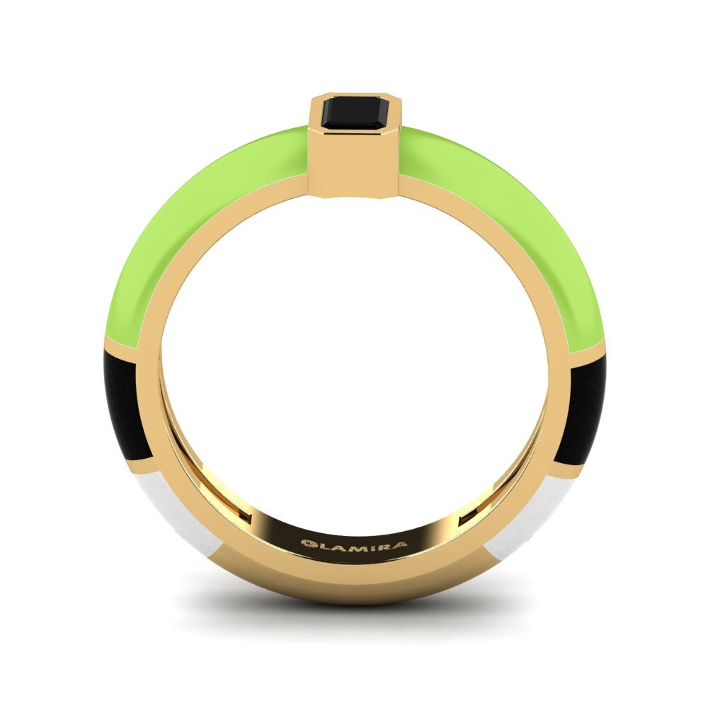 Schwarzer Diamant Ring Nuvoloso