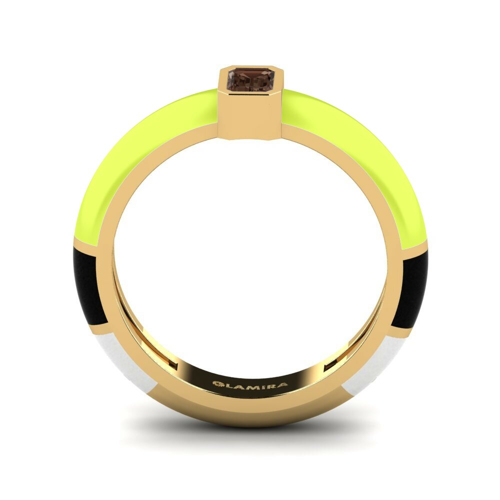 Quartz Fumé Bague Nuvoloso