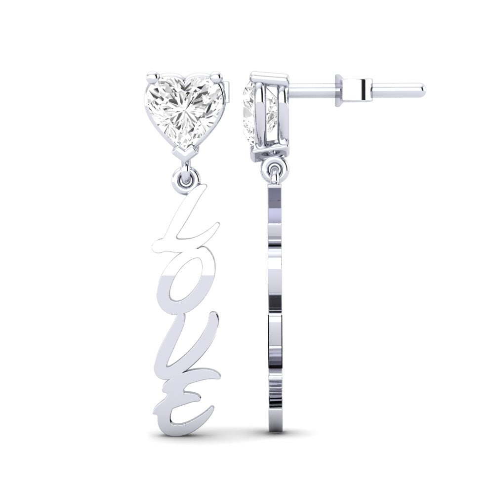 White sapphire Women's Earring Oak