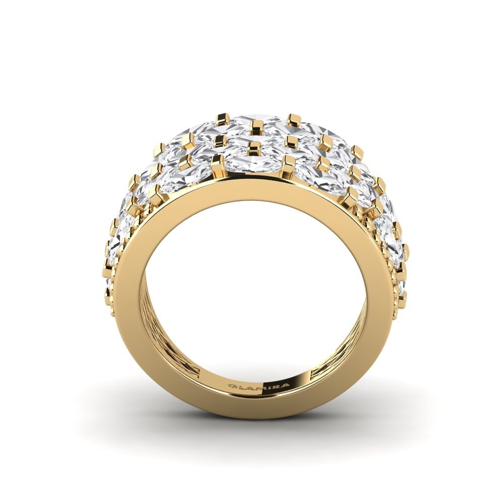 Weißer Saphir Ring Odilo