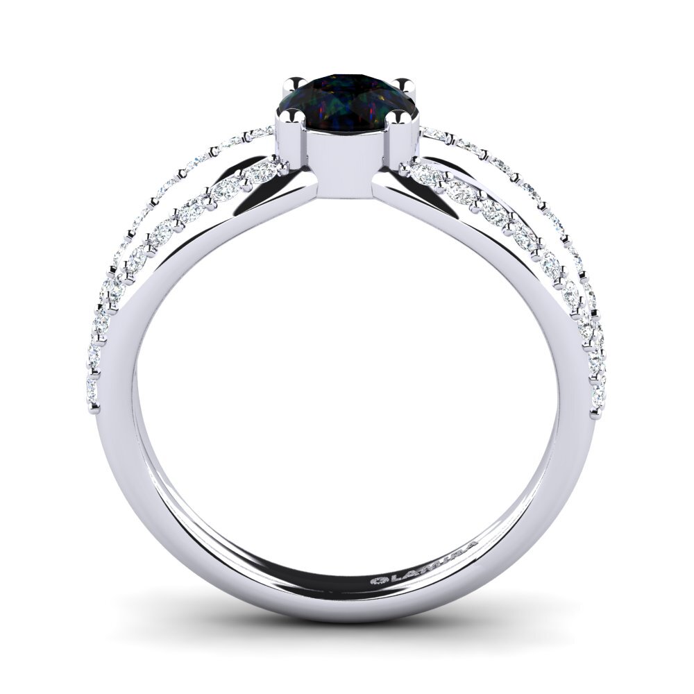 Black Opal Women's Ring Odinga