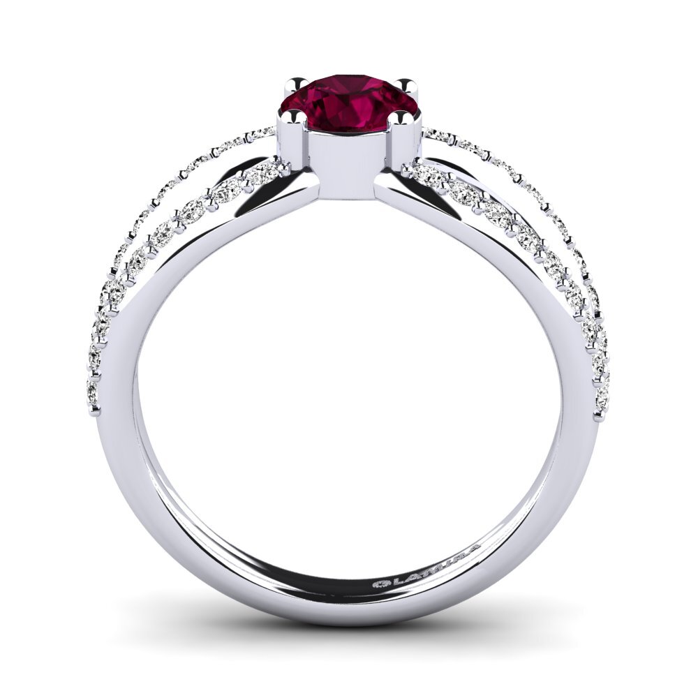 Rhodolite Garnet Women's Ring Odinga