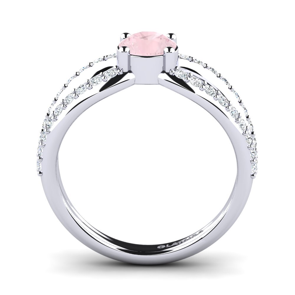 Rose Quartz Women's Ring Odinga