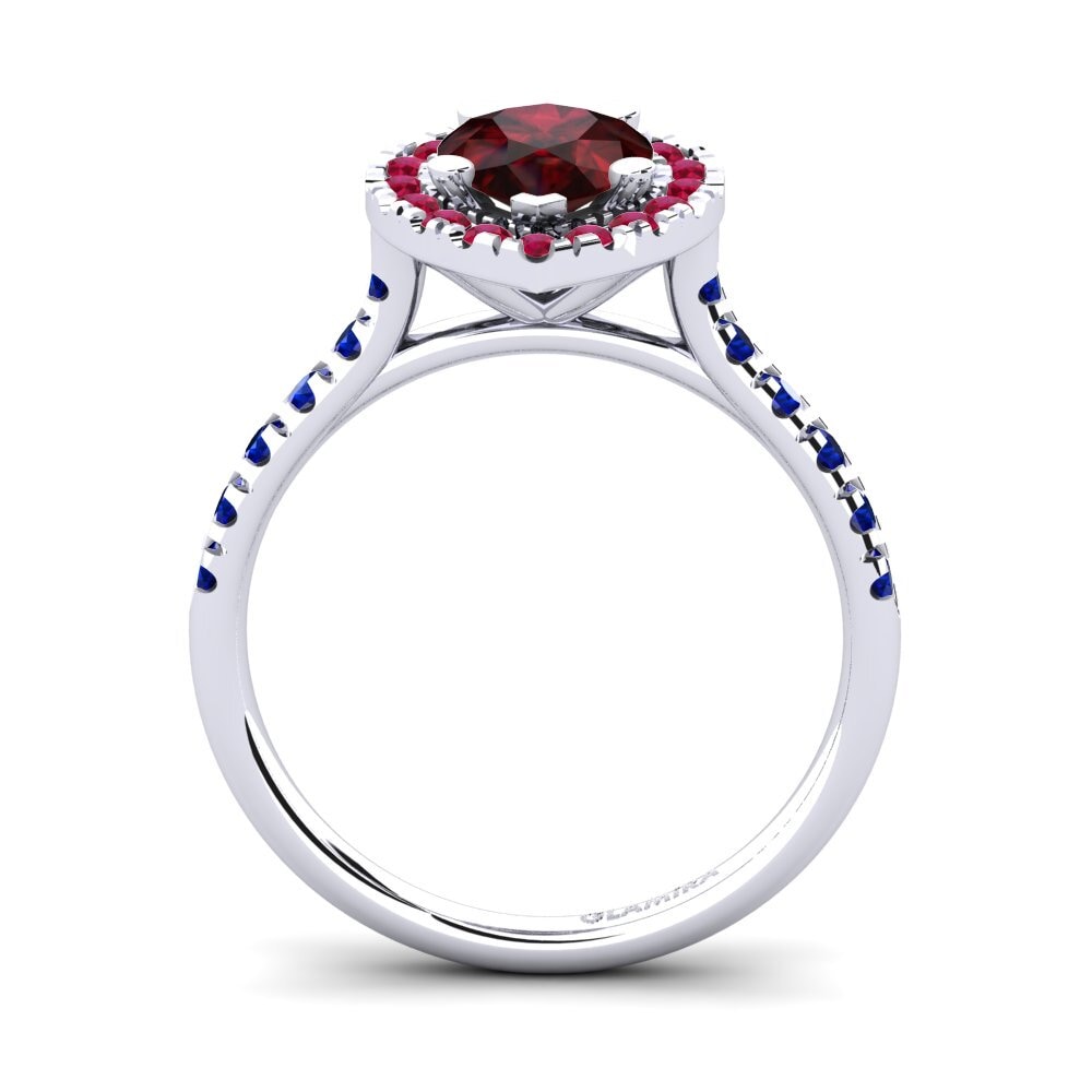 Garnet Engagement Ring Oiffe