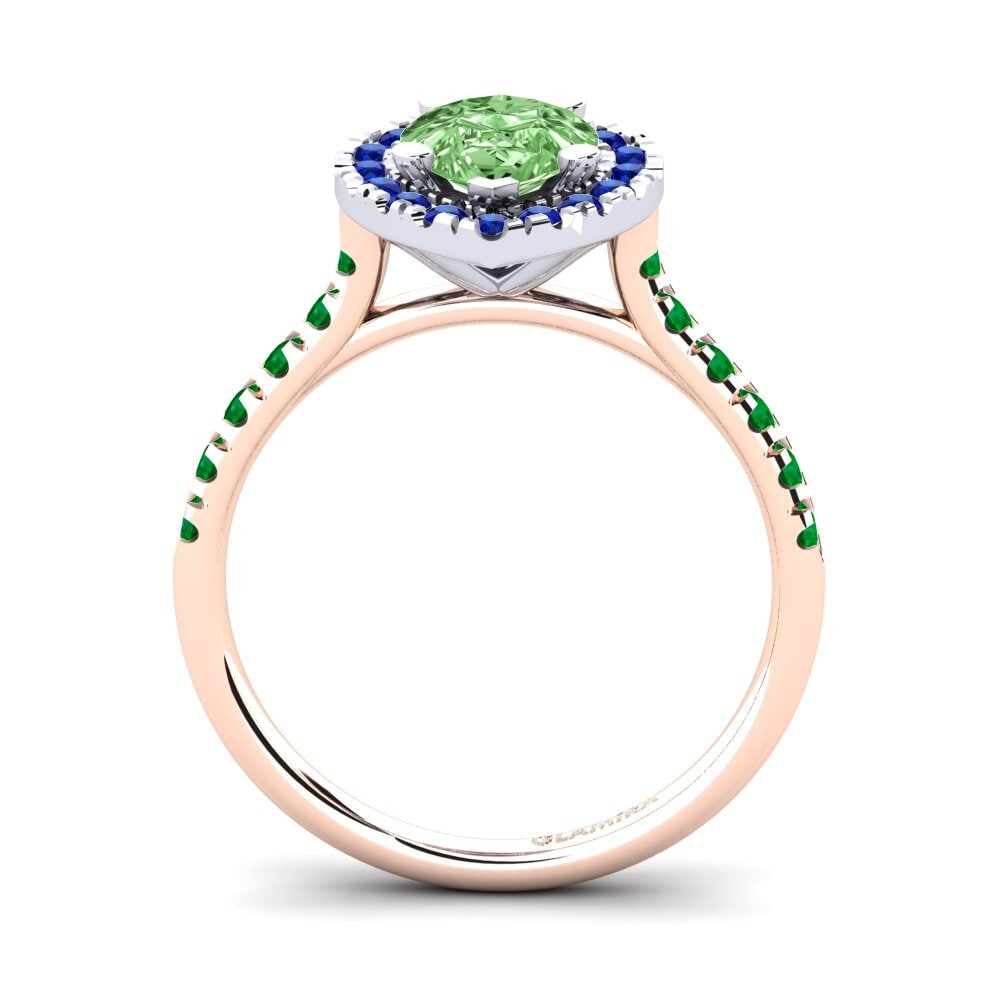 14k Rose & White Gold Engagement Ring Oiffe