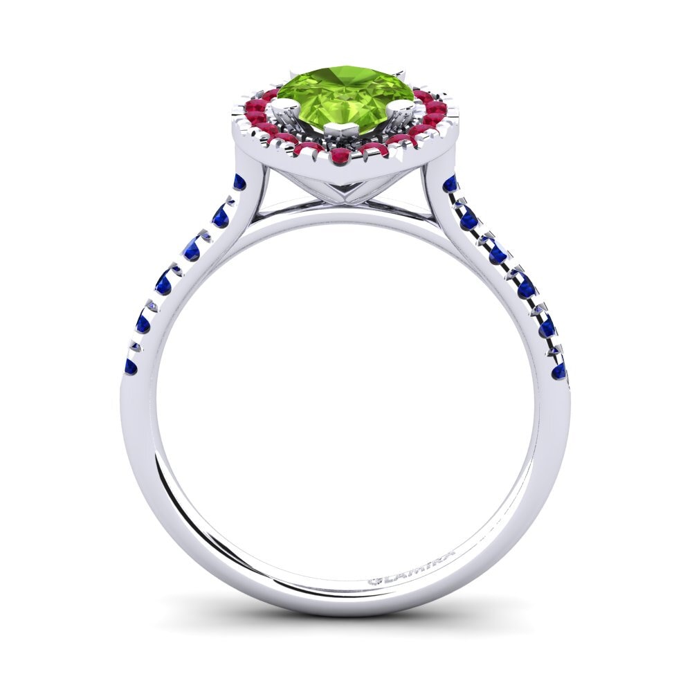 Peridot Engagement Ring Oiffe