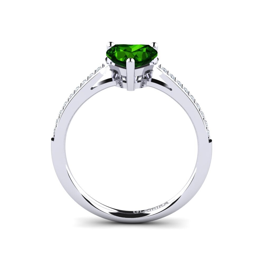 Green Tourmaline Women's Ring Oleysa