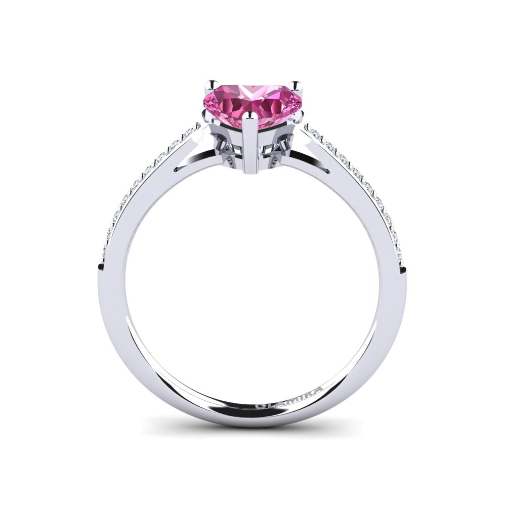 Pink Topaz Women's Ring Oleysa
